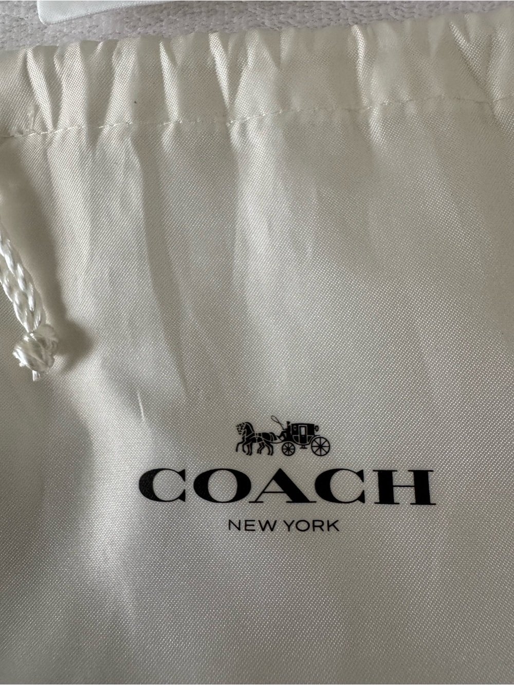 Coach White Drawstring Dust Bag Set - Multiple Logo Pouches - Picture 2 of 9